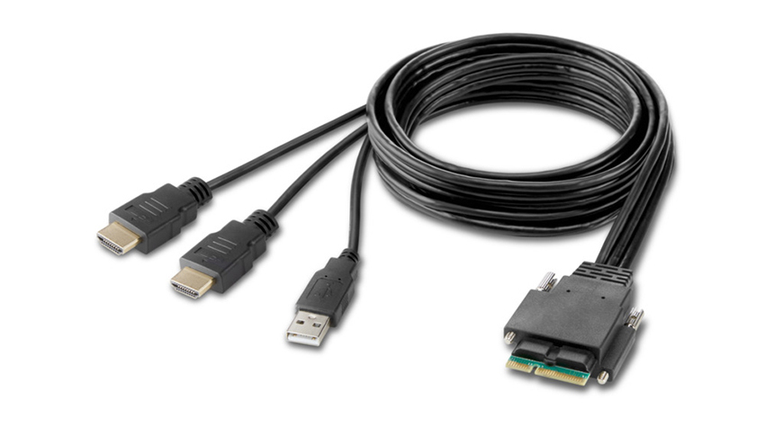 Belkin F1DN204MOD-HH-4 4-Port Dual HDMI Modular KVM Switch